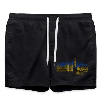Big Ben - Swim Trunks - black - Front - AI Model Male 185 light (185cm)