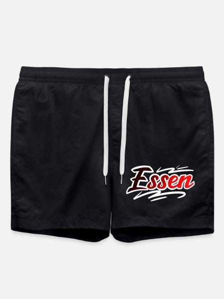 eat - Swim Trunks - black