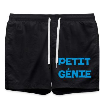 Petit Génie - Short de bain - noir - Devant - AI Model Male 185 light (185cm)