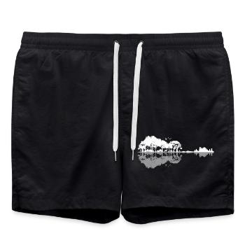 Guitare Nature Life - Short de bain - noir - Devant - AI Model Male 185 light (185cm)