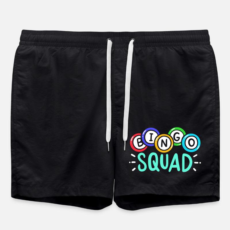 Bingo Sqad Game - Swim Trunks - black