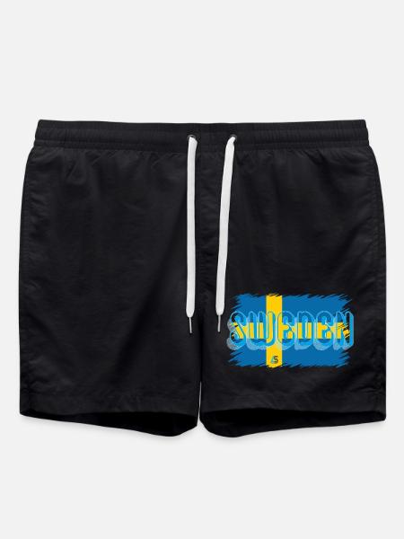 Suède - Short de bain - noir