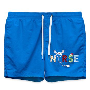 Nurse ugly Christmas - Badeshorts - Cobalt blue - Vorne
