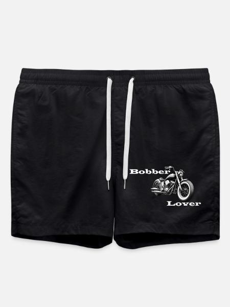 Bobber Lover blanc - Short de bain - noir