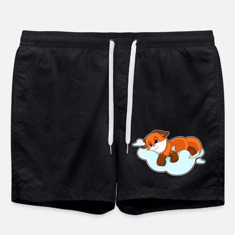 Fox Clouds - Swim Trunks - black