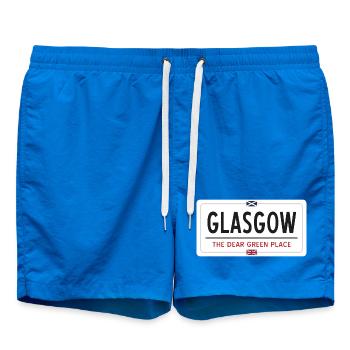 Signe de nom de lieu de Glasgow - Short de bain - cobalt blue - Devant