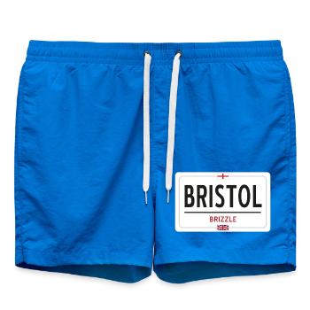 Panneau de la ville de Bristol - Short de bain - cobalt blue - Devant