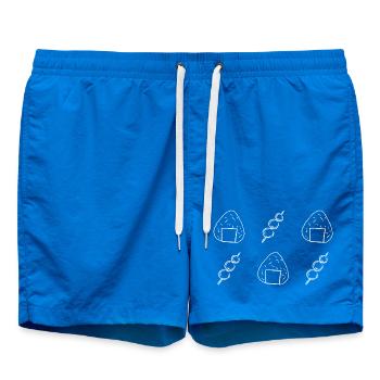 Onigiri et Dango - Boulettes de riz - Snacks - Japon - Short de bain - cobalt blue - Devant