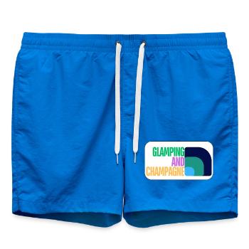 Glamping - Swim Trunks - cobalt blue - Front