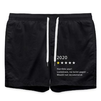 2020 - Swim Trunks - black - Front - AI Model Male 185 light (185cm)