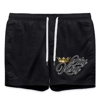 City King - Badeshorts - Schwarz - Vorne - AI Model Male 185 light (185cm)