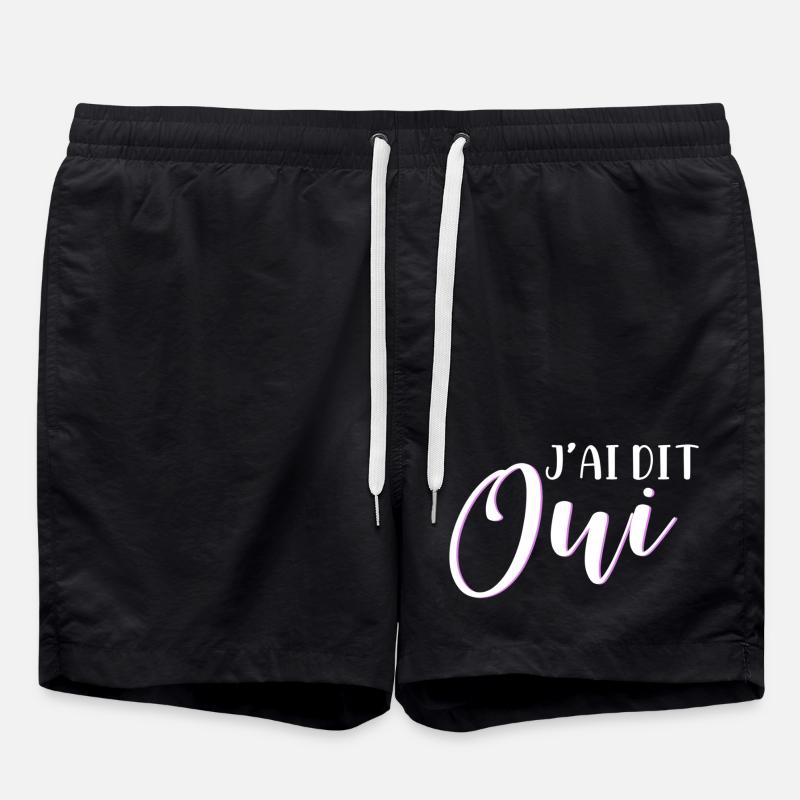 i said yes - Short de bain - noir