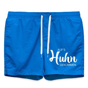 Venons-en au lettrage du poulet - Short de bain - cobalt blue - Devant