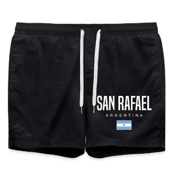 San Rafael Argentinien Argentinier - Badeshorts - Schwarz - Vorne - AI Model Male 185 light (185cm)