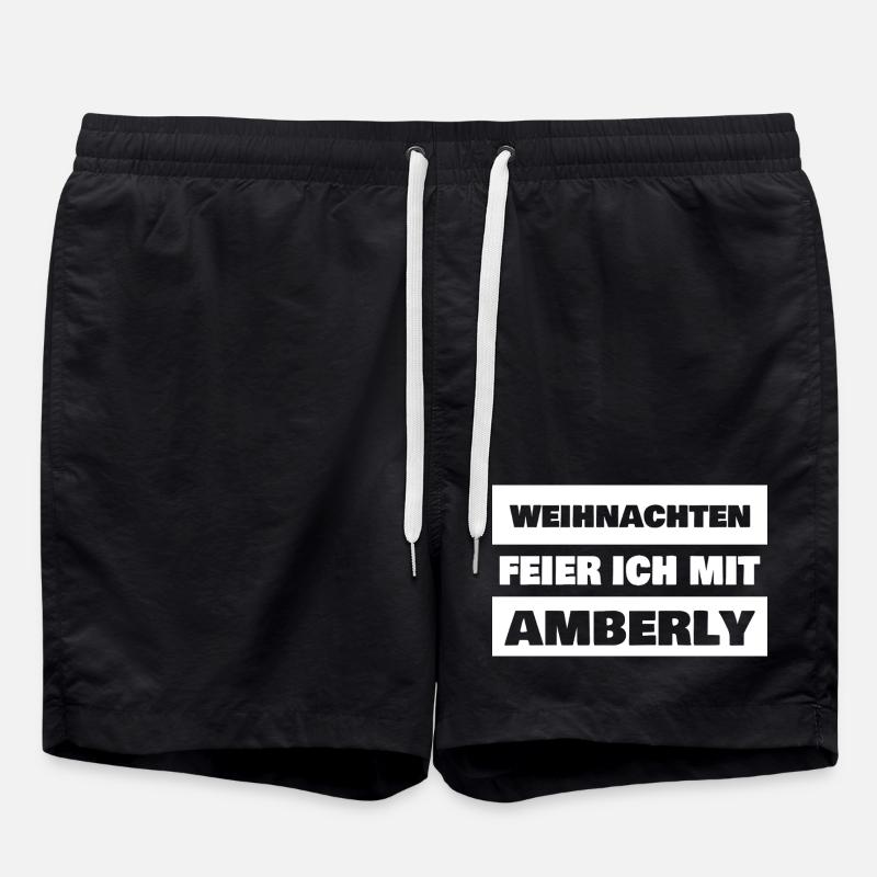 Amberly as a given name - Swim Trunks - black