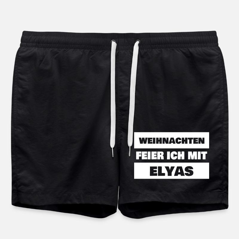 ELYAS - Swim Trunks - black