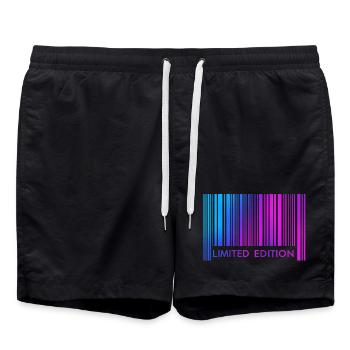 ÉDITION LIMITÉE - CODE-BARRES - Short de bain - noir - Devant - AI Model Male 185 light (185cm)