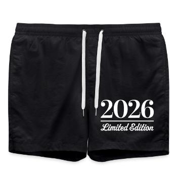 2026 Limited Edition - Swim Trunks - black - Front - AI Model Male 185 light (185cm)