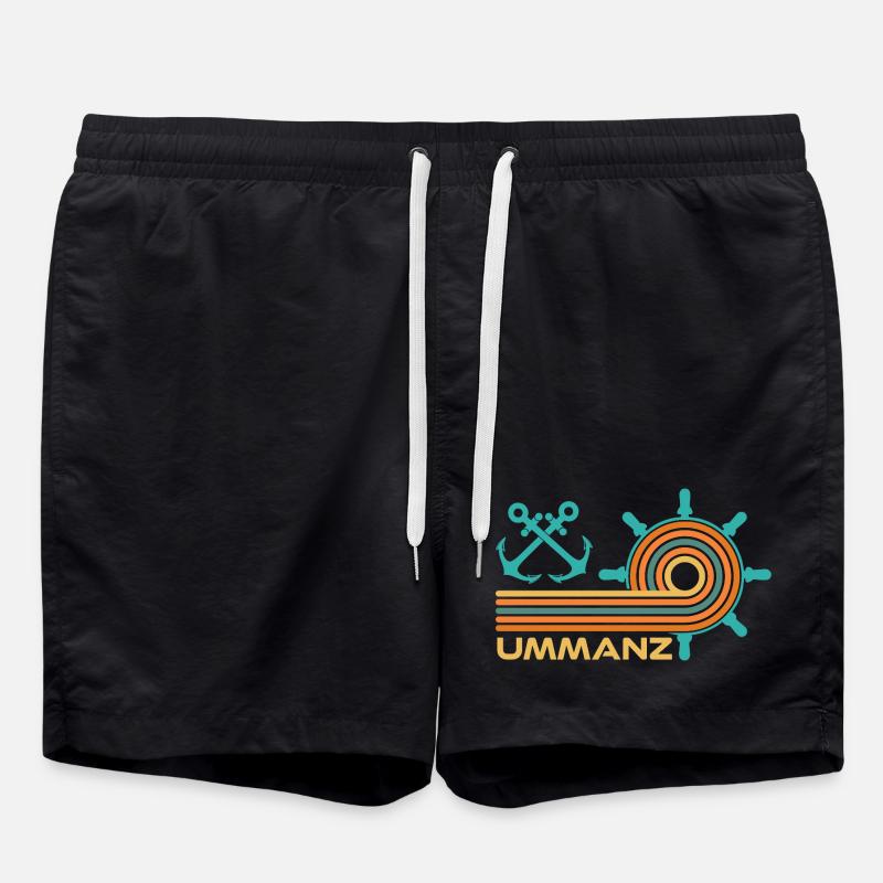 Vacances Mer Baltique ÎLE UMMANZ Fun - Short de bain - noir