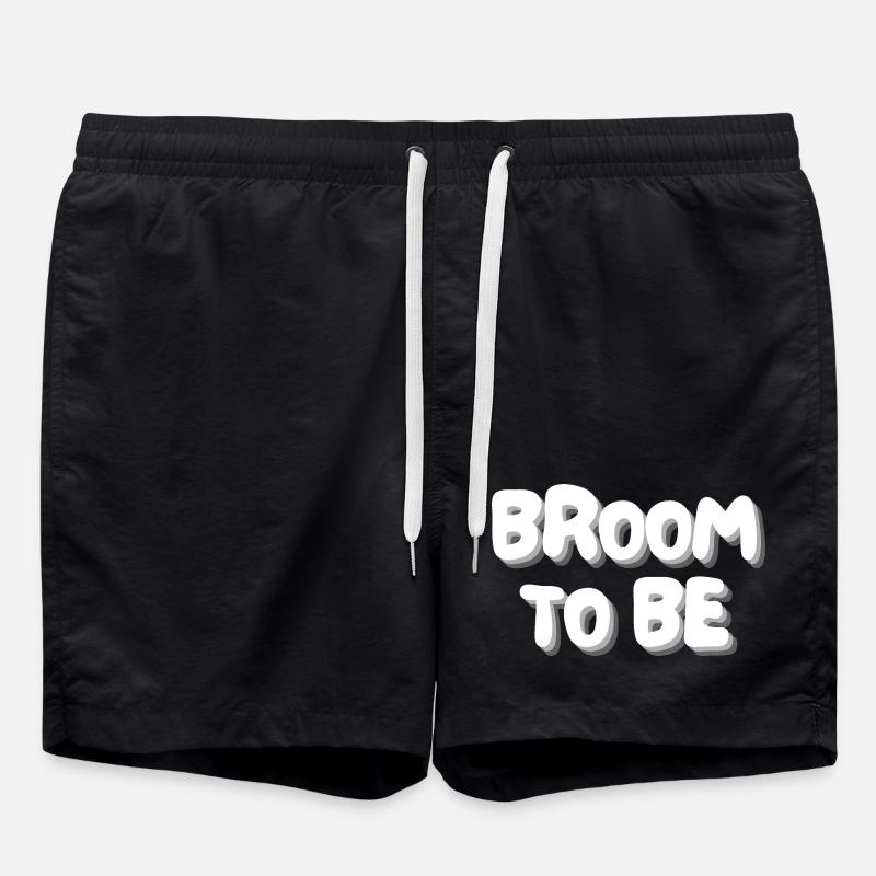 broom to be - Swim Trunks - black