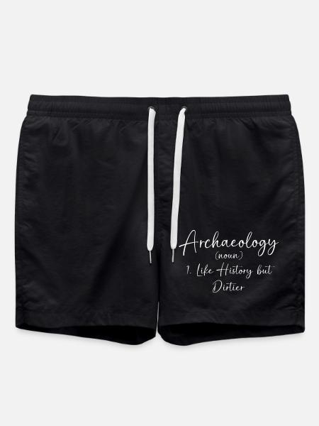 Archaeology Definition - Swim Trunks - black