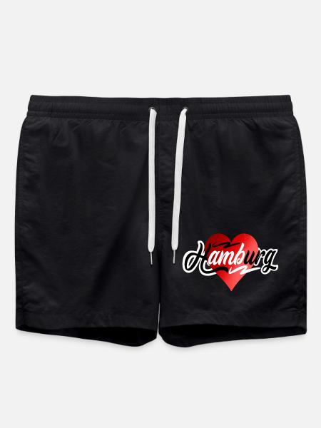 Hamburg - Badeshorts - Schwarz