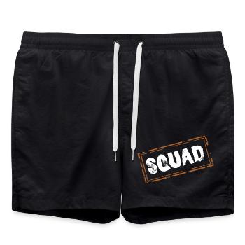 Squad - Swim Trunks - black - Front - AI Model Male 185 light (185cm)