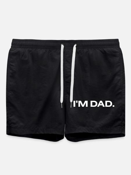 I'M DAD - Swim Trunks - black