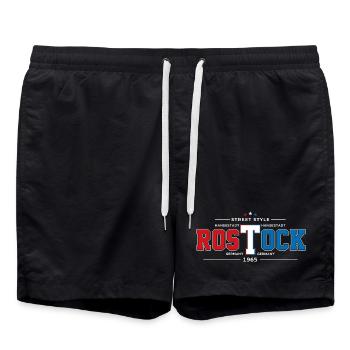 Rostock - Short de bain - noir - Devant - AI Model Male 185 light (185cm)