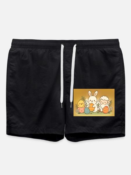 Easter - Swim Trunks - black