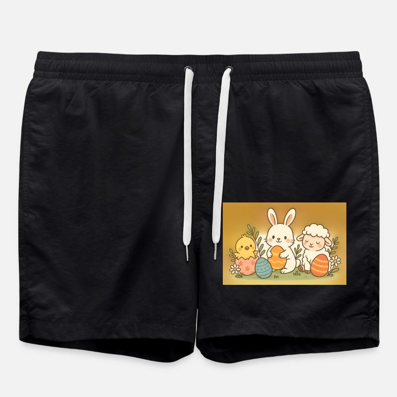Easter - Swim Trunks - black