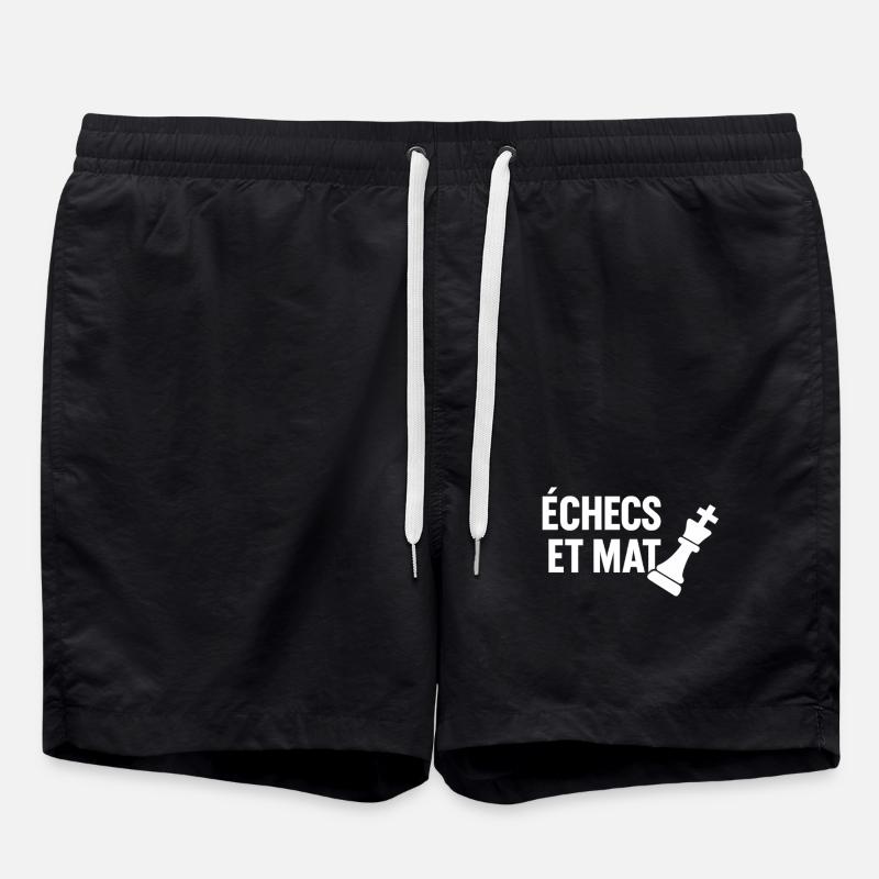 Schachmatt - Badeshorts - Schwarz