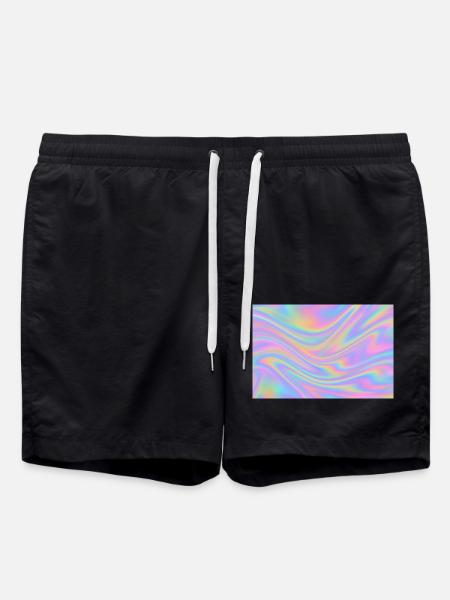 Conception holographique - Short de bain - noir