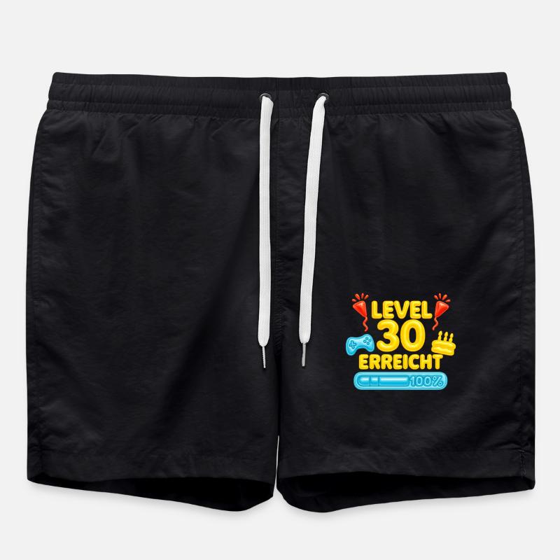 Atteint le niveau 30 - Short de bain - noir