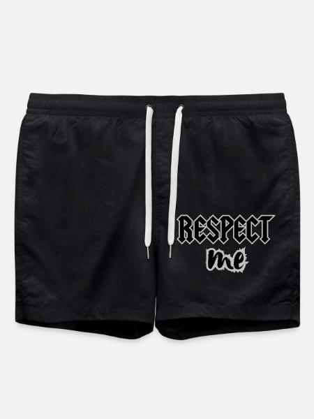 RESPECT ME - Swim Trunks - black