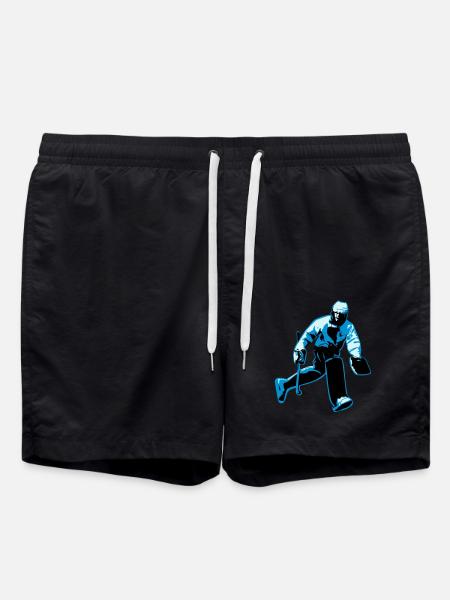 Field hockey goalkeeper - Swim Trunks - black