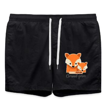 FUTUR GRAND FRERE - cadeau - Short de bain - noir - Devant - AI Model Male 185 light (185cm)