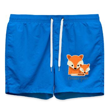 FUTUR GRAND FRERE - cadeau - Short de bain - cobalt blue - Devant