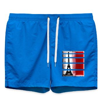 Paris Tour Eiffel Style Décontracté Moderne - Short de bain - cobalt blue - Devant
