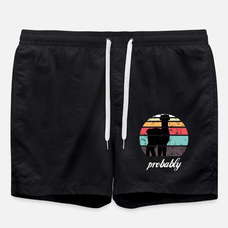 Alpaga - Short de bain - noir