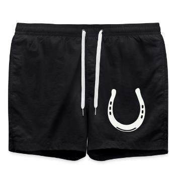 fer à cheval - Short de bain - noir - Devant - AI Model Male 185 light (185cm)