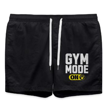 Mode salle de sport activé - Short de bain - noir - Devant - AI Model Male 185 light (185cm)