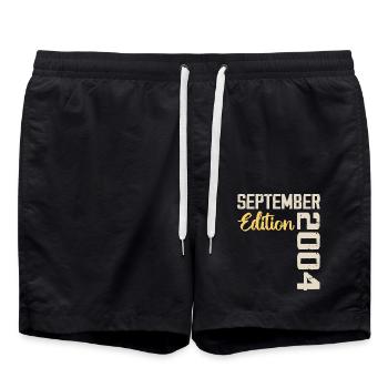 Septembre 2004 - 20e Anniversaire September 2004 - Short de bain - noir - Devant - AI Model Male 185 light (185cm)
