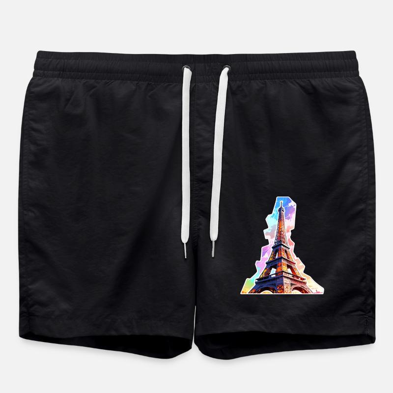 Eiffel tower #14 - Short de bain - noir