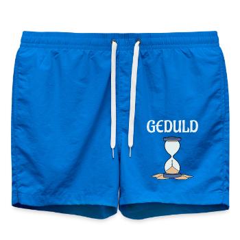 Geduld am Ende - Badeshorts - Cobalt blue - Vorne