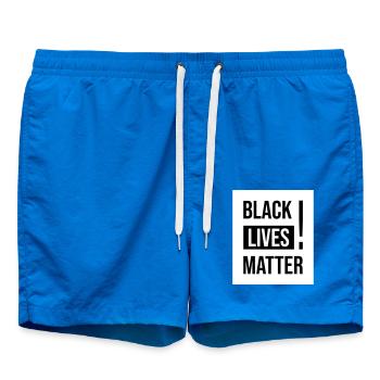 Black Lives Matter Shirt Gift - Badeshorts - Cobalt blue - Vorne