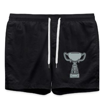 coupe - Short de bain - noir - Devant - AI Model Male 185 light (185cm)