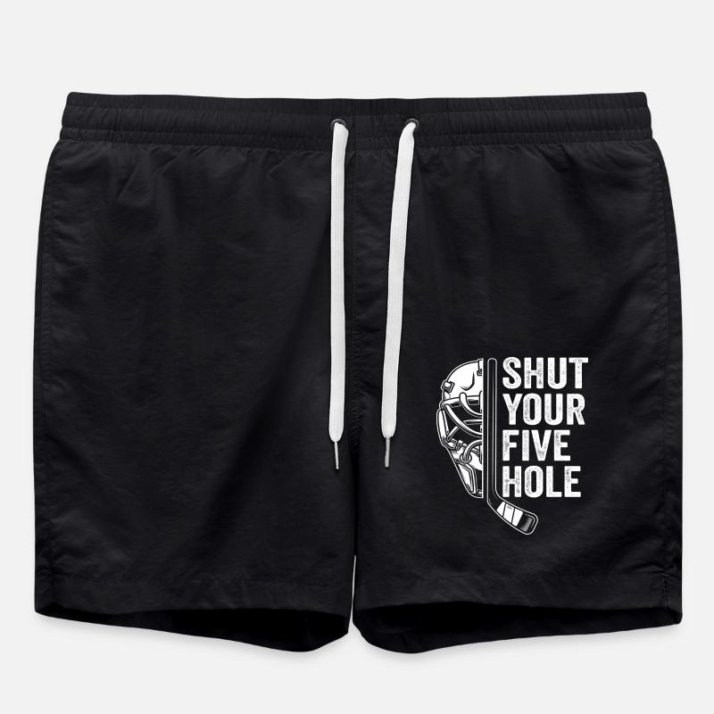 shut your five hole - Short de bain - noir