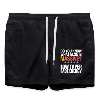 You Know What Else Is Massive Meme - Short de bain - noir - Devant - AI Model Male 185 light (185cm)