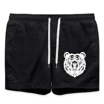 bear - Swim Trunks - black - Front - AI Model Male 185 light (185cm)